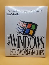 Original Microsoft Windows For Workgroups Users Guide New Sealed