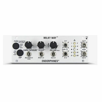 Endorphin.es Milky Way 1U Stereo Effekt Prozessor Modul (silber)