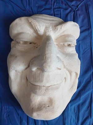 The Face of New Orleans - Plaster wall sculpture - Carnival - Mardi-Gras