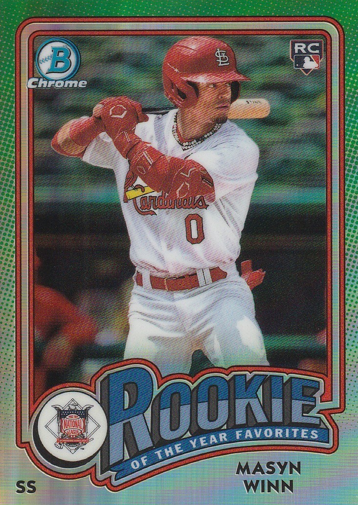 2024 Bowman - Rookie of the Year Favorites Masyn Winn #ROY-3 (RC)