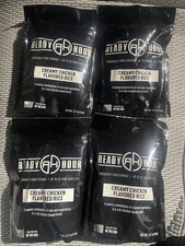 4pk Creamy Chicken Flavor Rice 4 Serving Pouch 25-year Shelf Emergency Food Kit