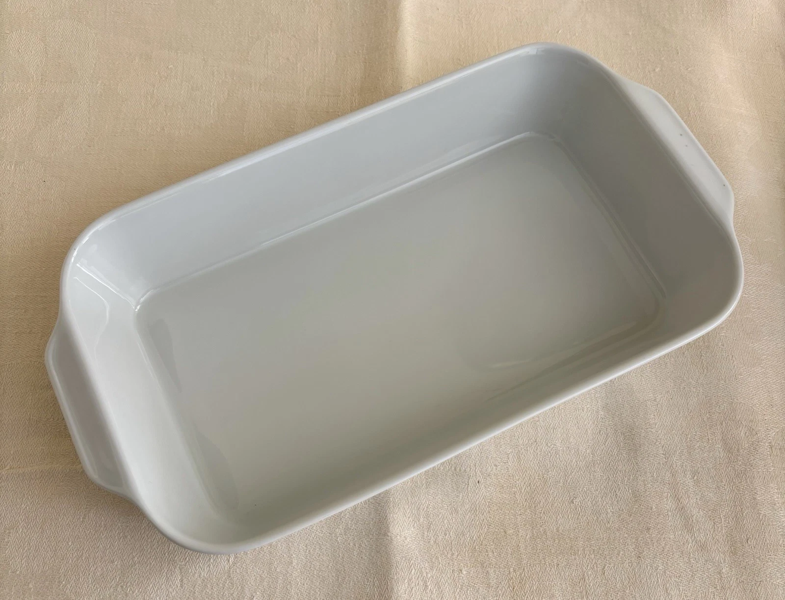 Pillivuyt Roaster Large Eared Rectangular Oven R (7 3/8” x 12” x 2”) Porcelain