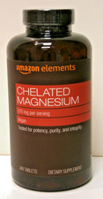 Chelated Magnesium, 270mg, 240tabs, Amazon El...