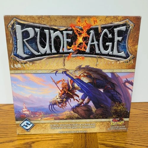 Rune Age Runebound Deckbuilding Fantasy Flight Board Game