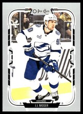 2025-26 O-Pee-Chee #290 J.J. Moser Tampa Bay Lightning Hockey Card