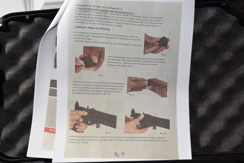 HATSAN JET 2 PCP 22 CAL. (PISTOL/RIFLE)-DONNYFL RONIN MODERATOR-HAWKE SCOPE ETC - Picture 16 of 19