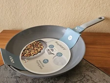 BergHOFF LEO CERA Green NON-STICK Frying Pan 11" All Cooktops Gray NEW