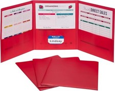 C-Line 3-Pocket Tri-Fold Heavyweight Poly Por...