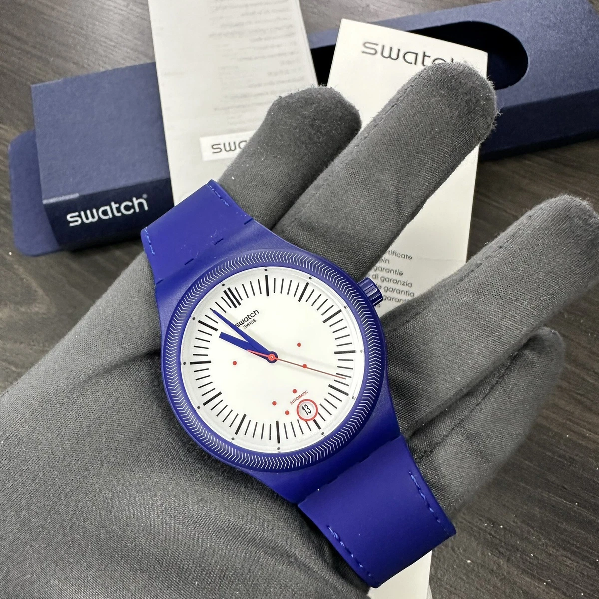 Swatch sistem51 shop blue