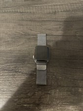 Apple Watch Series 4 44 mm Stainless Steel Case with Milanese Loop GPS ...