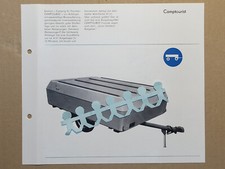Campinganhänger m. Zelt Camptourist Kopie Werbung Anhänger DDR 1960er/1970er J.