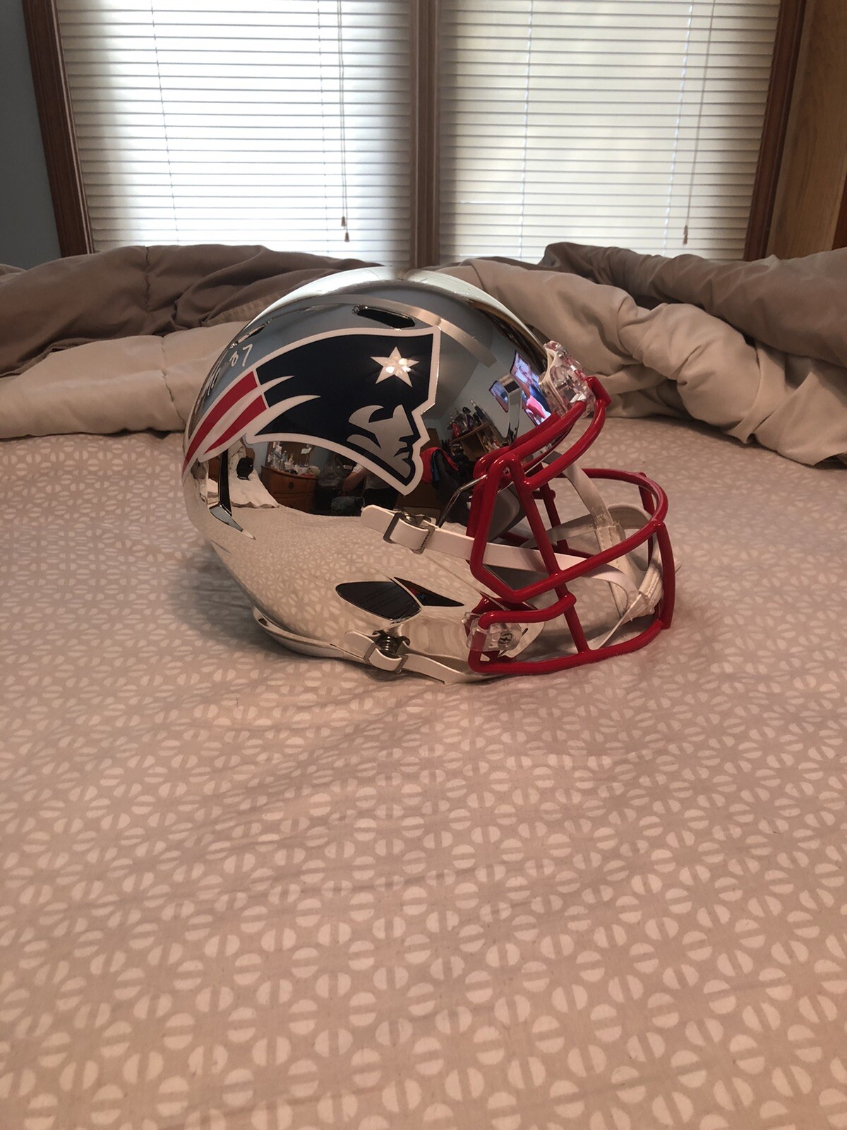 Rob Gronkowski Autographed Signed New England Patriots / Chrome Rep Helmet Steiner 