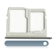 New Sim Card Tray Holder Replacement Part Compatible With For LG Stylo 6 SILVER