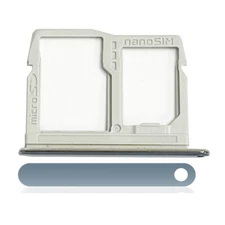 New Sim Card Tray Replacement Part Compatible For LG Stylo 6 SILVER