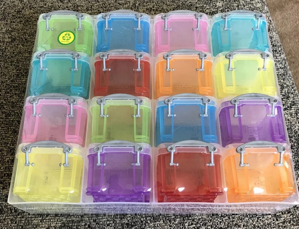 Really Useful Box 16 Storage Organisers 0.14 Litre - Color: Bright-NIP - Image 4 of 4