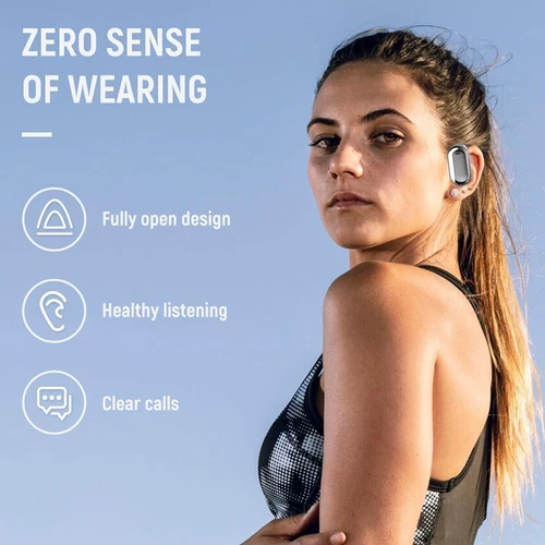 Open-Ear Bluetooth 5.4 Headphones Wireless Earbuds Sport Headset Touch Screen - Picture 17 of 23