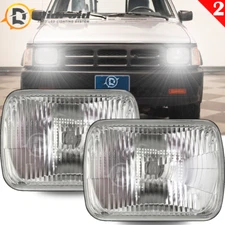 2PCS 5x7" 7X6" inch LED Headlights Original Look For Mazda B2000 B2200 B2600