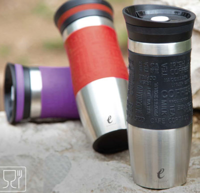 eSEASONS / Bergner Thermo Edelstahl Travel Mug Thermo Kaffeetasse FLASK