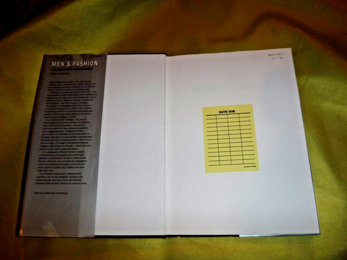 Men's Fashion : The Complete Sourcebook by John Peacock (1996