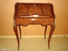 Bureau secrétaire marquetté scriban