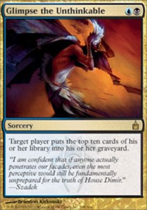 Glimpse the Unthinkable x1 - Ravnica - Light Play, English - Ravnica