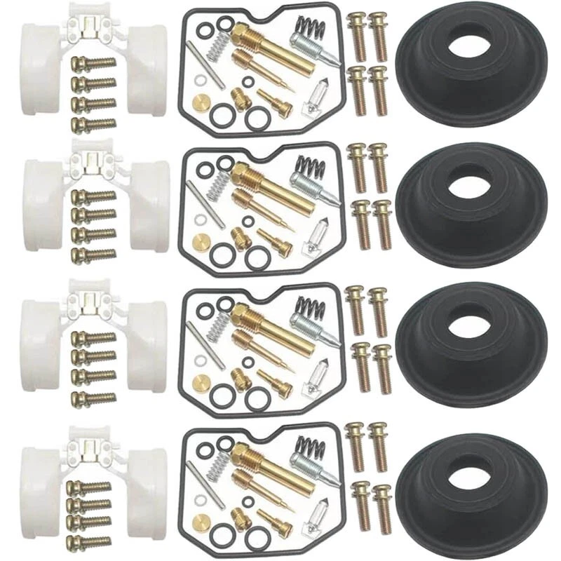 4SET FOR Kawasaki ZX900 A Ninja 1984-1986 Carburetor Repair Kit