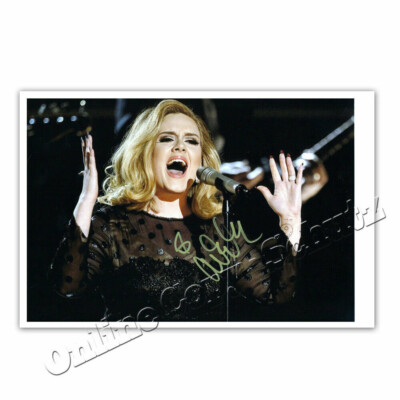 Adele (Adele Laurie Blue Adkins) - Autograph Photo 