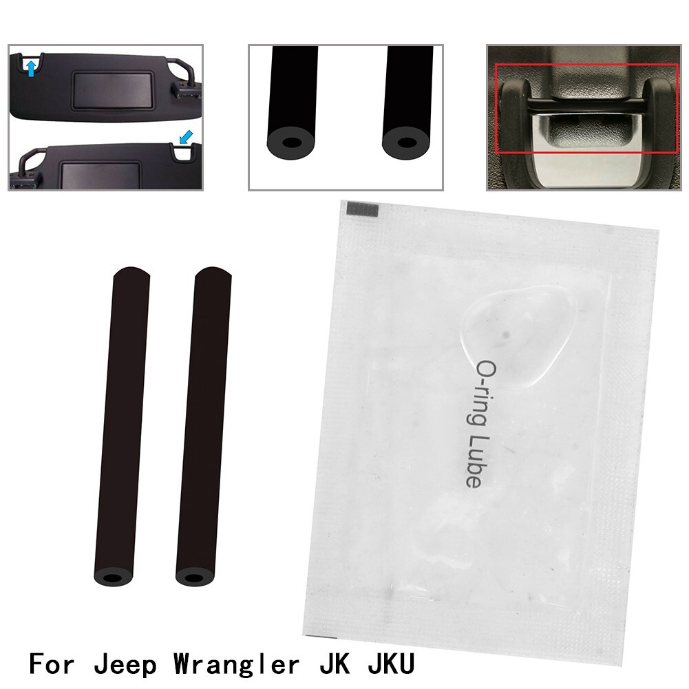 ForJeep Wrangler Sun Visor Repair Kit Driver Passenger Side Visors