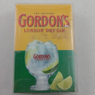 Gordon's London Dry Gin Playing Deck Cards Sealed New B78