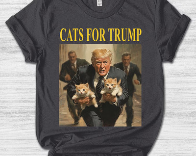 Make Cat Safe Again Shirt/Cats For Trump Shirt/Funny Cat Trump 2025 Support/Save