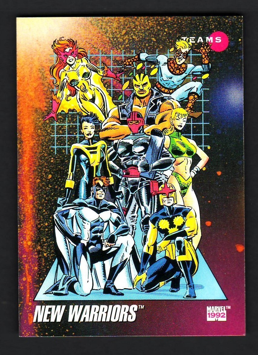 1992 MARVEL UNIVERSE BASE CARD 174 NEW WARRIORS | eBay