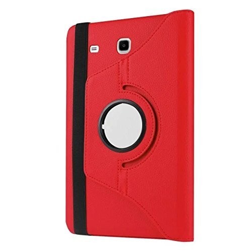 FUNDA TABLET PARA SAMSUNG GALAXY TAB 9.6" T560 T565 GIRATORIA 360º ROJO | eBay