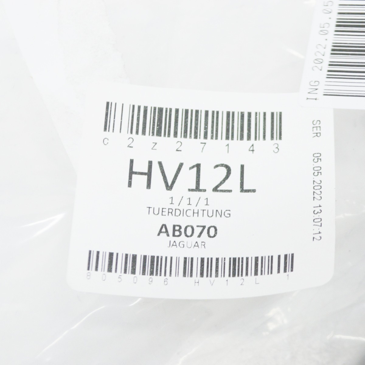 JAGUAR XF X250 Türdichtungsgummi hinten links C2Z27143 NEU JAGUAR XF X250 Türdichtungsgummi hinten links C2Z27143 NEU