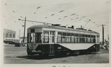 1954 Trolley Car Photo - Atlantic City Transit Car # 295 at Inlet NJ