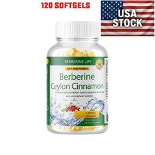 Premium Berberine HCL Extract 1200mg, Healthy Cholesterol, Anti-Inflammatory