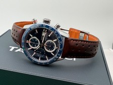 TAG Heuer Carrera CBM2112 Calibre 16 Stainless Steel Blue Dial Mens Watch 41mm 11