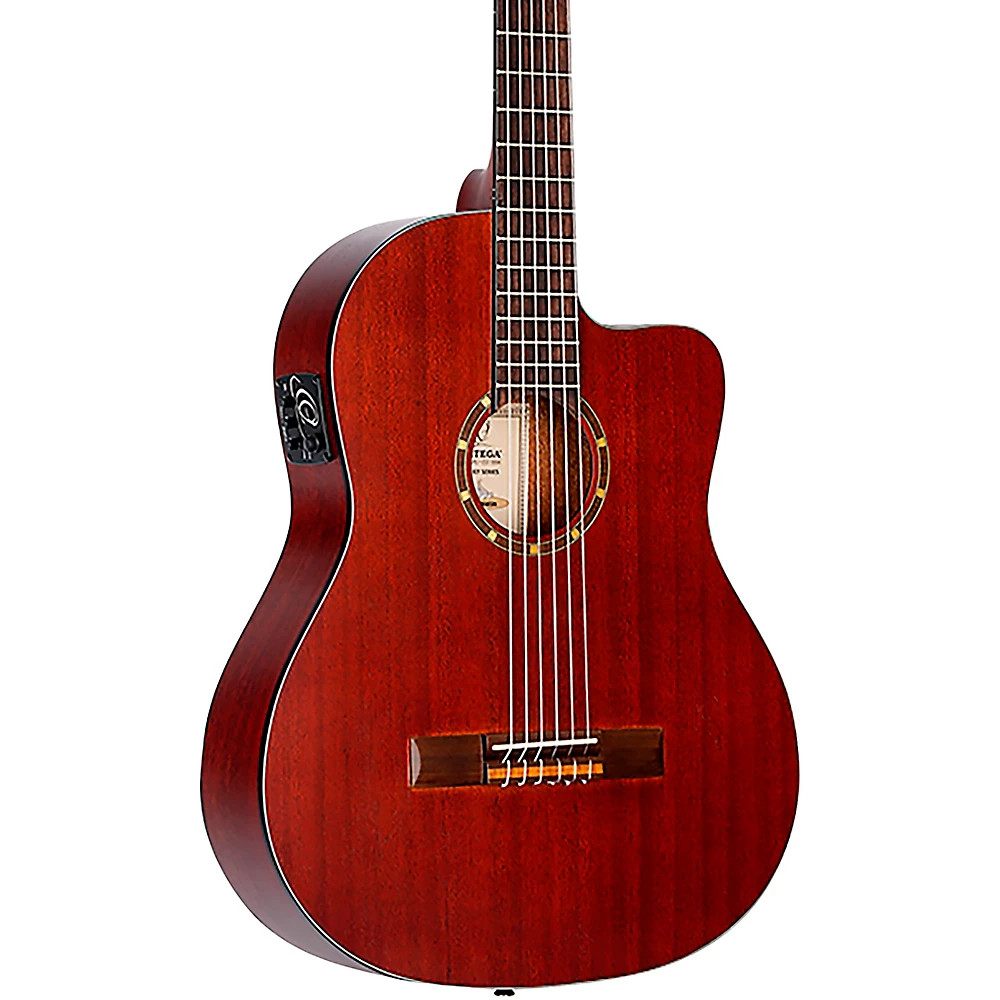 Ortega Family Series RCE125MMSN Thinline Acoustic-Electric Nylon Guitar Mahogany 59190₽