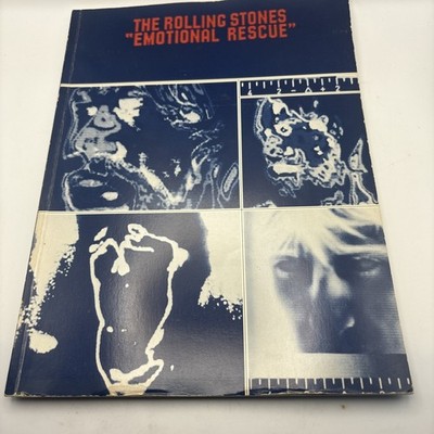 The Rolling Stones Emotional Rescue Songbook 1980 Cansel Ltd