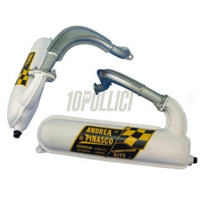 Marmitta PINASCO "BIANCA" Vespa 50 Special, L, N, R