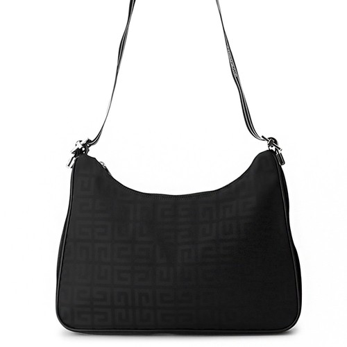 Givenchy 4G Logo Shoulder Bag Nylon/Canvas Black