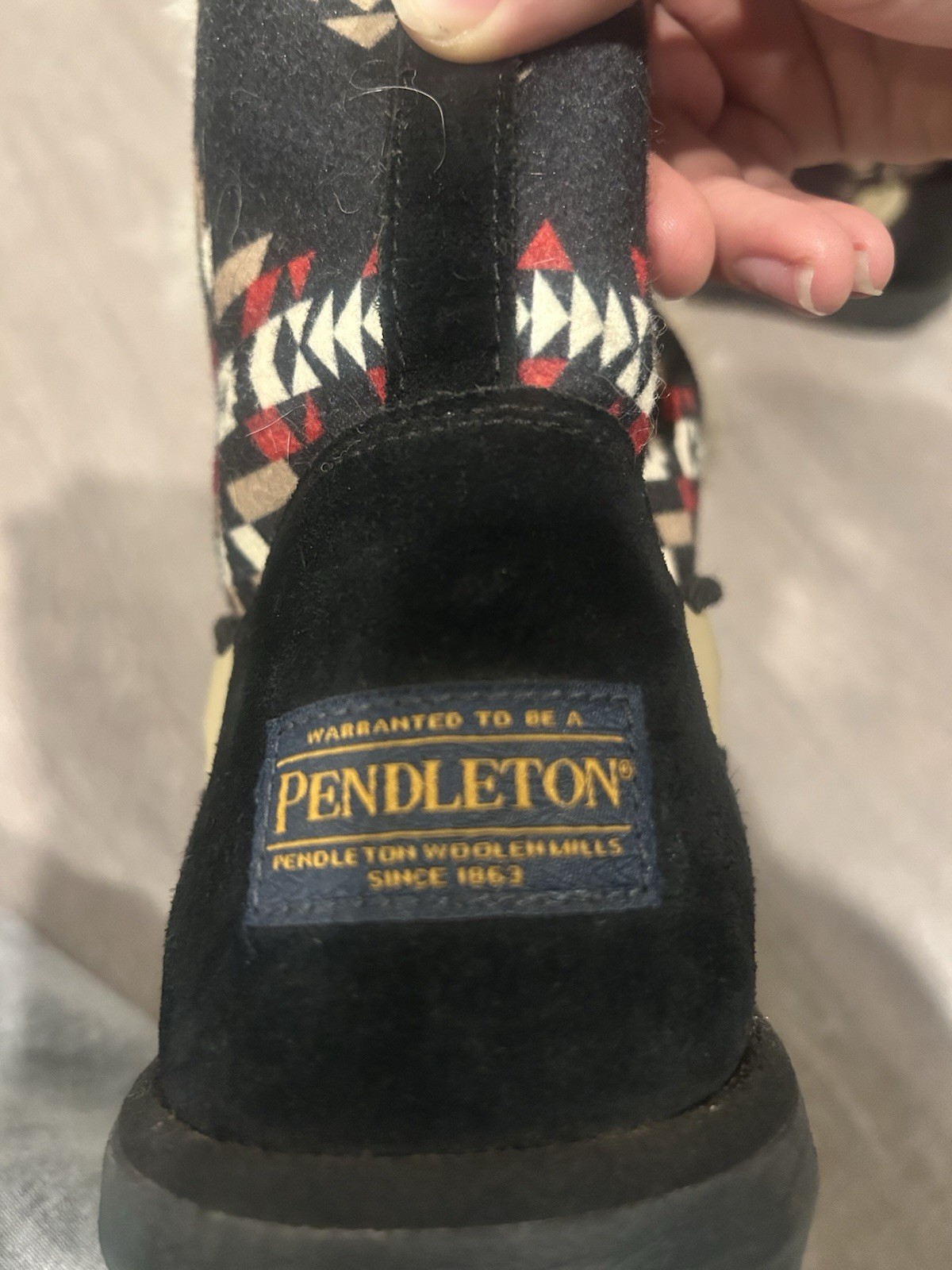 Pendleton Wool Boots Pendleton Pullback Strap Boo… - image 5