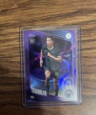 2025-26 Topps UEFA Club Competitions Divine Mukasa Purple Rainsdrops RC /250⚽️