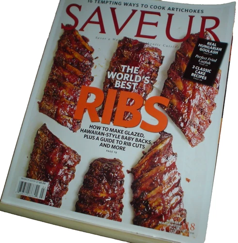 SAVEUR MAGAZINE March 2009 RIBS WORLDS BEST Hawaiian Style Baby Backs ARTICHOKES