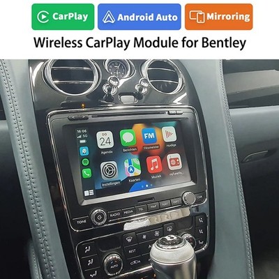 Car Dash Screen Upgrade Apple CarPlay Android Auto Box For Bentley Flying Spur