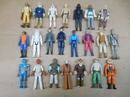 Vintage Kenner 1977-1983 Star Wars Action Figure Lot x22 AS-IS Stormtrooper