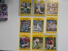 1991 Fleer - Lot of 9 cards - Ivan Rodriquez RC, Jeff Bagwell RC, Griffey, Bonds