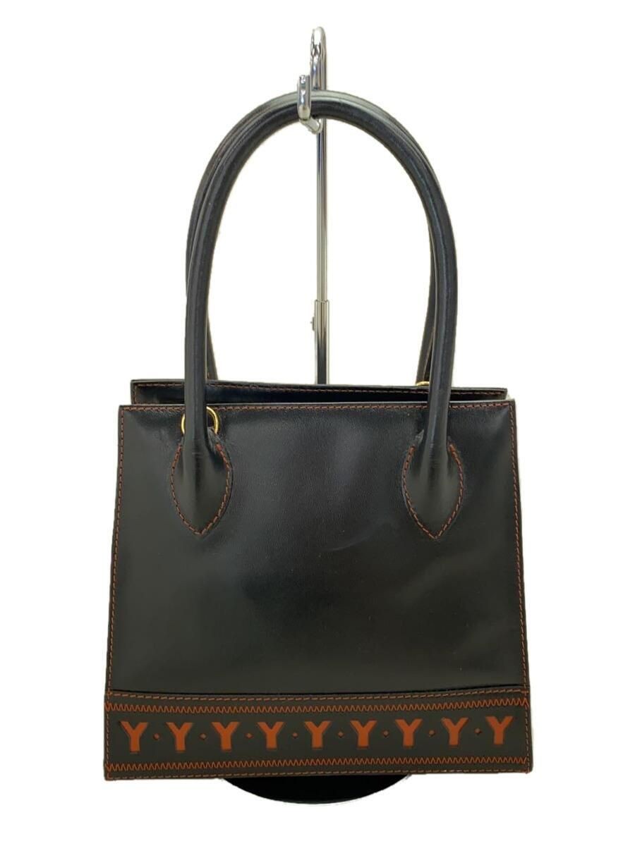 Borsa a mano YVES SAINT LAURENT pelle nera si è deteriorata usata
