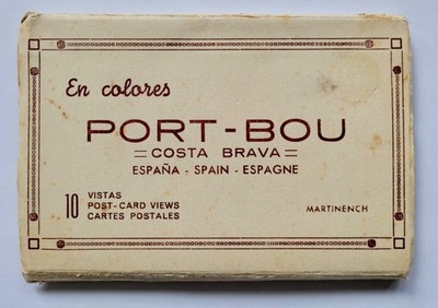 Postkartenbuch Port-Bou, Costa Brava, Spanien. Unbespielt