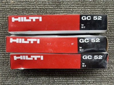  NEW HIlti #2105669 Gas can GC 52 for GX 2 direct fastening  Lot Of 3 EXP 20-24