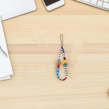 Fashionable Unique Useful Durable Lightweight Colorful Beaded Bear Phone Lanyard